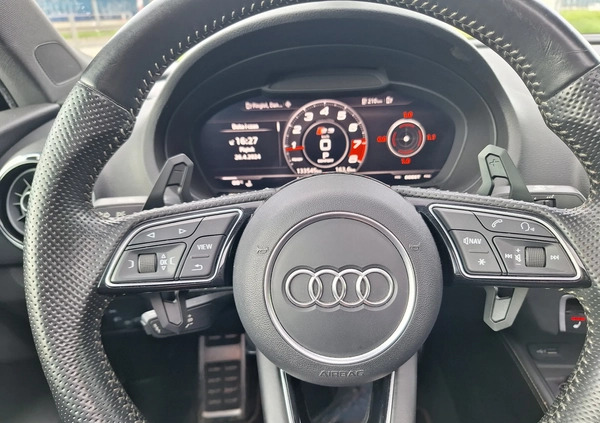 Audi S3 cena 123000 przebieg: 133600, rok produkcji 2016 z Warszawa małe 704